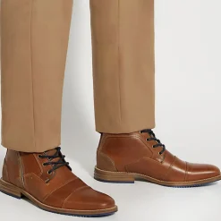 Captains Double Toe-Cap Leather Boots