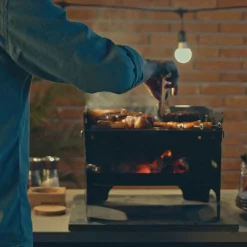 Carbon Steel Flat-Packed Portable BBQ Grill