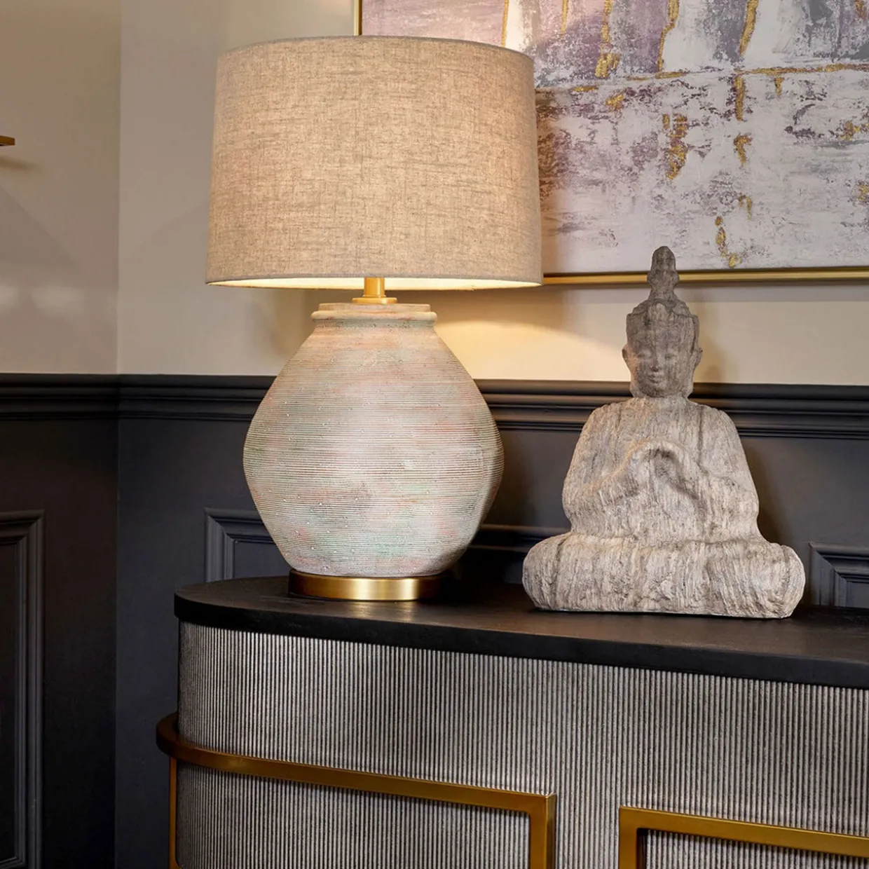 Cari Line Pattern Table Lamp