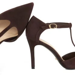 Castered Pointed Toe Stiletto Pumps