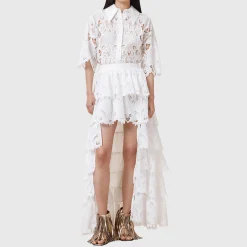 Cavarly Tiered Broderie Anglaise Skirt