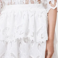 Cavarly Tiered Broderie Anglaise Skirt