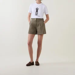 Cecile Pleated Shorts