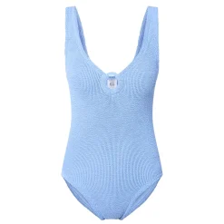Celine Tonal-Ring One-Piece Swimsuit