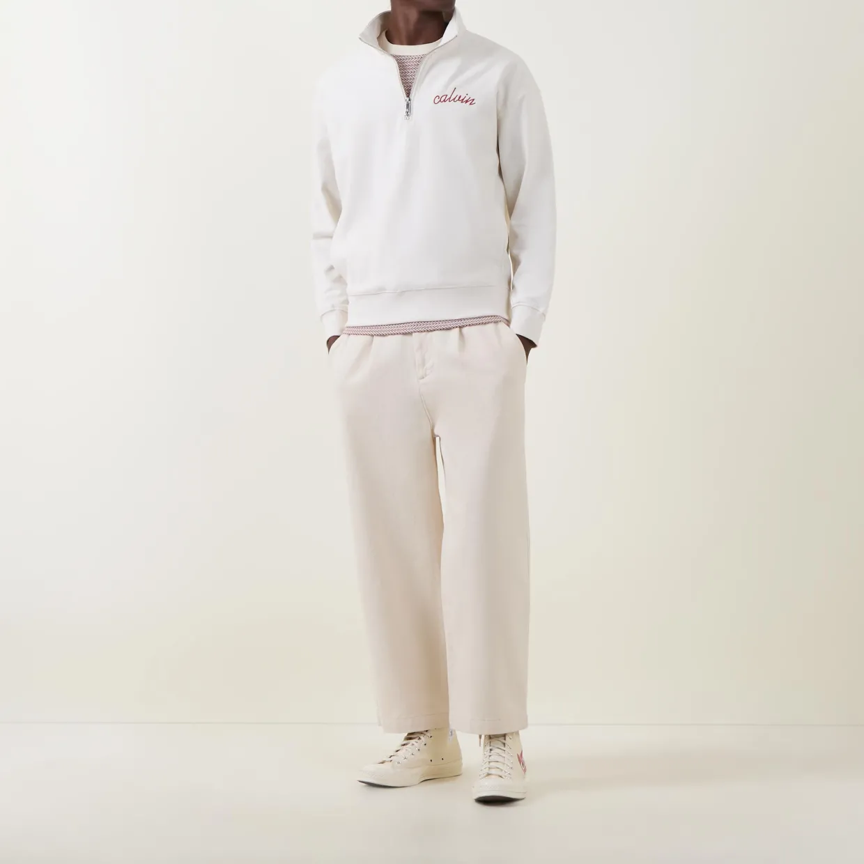 Chain Stitch Logo Sweatshirt