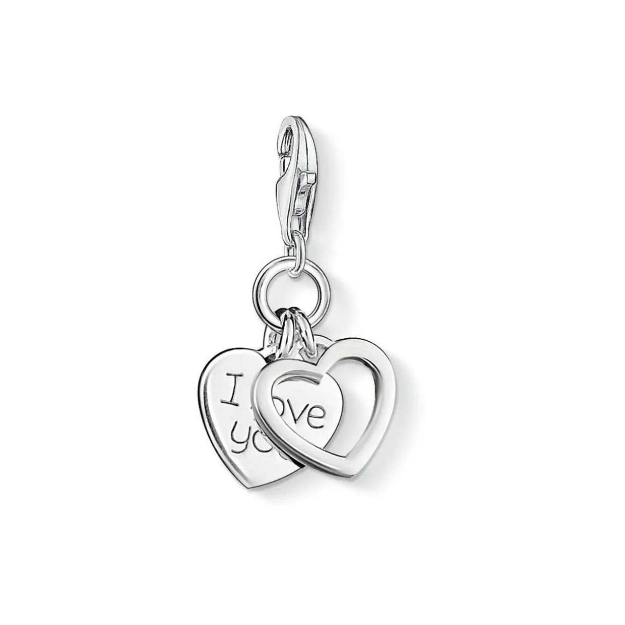 Charm Pendant I Love You Hearts