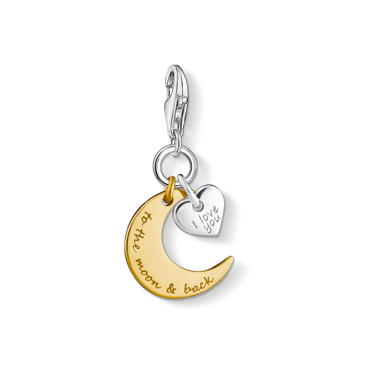 Charm Pendant I Love You To The Moon