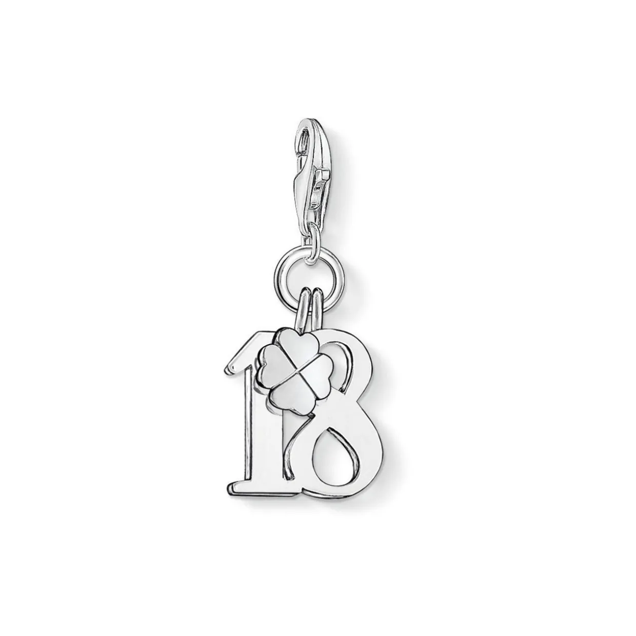 Charm Pendant Lucky Number 18