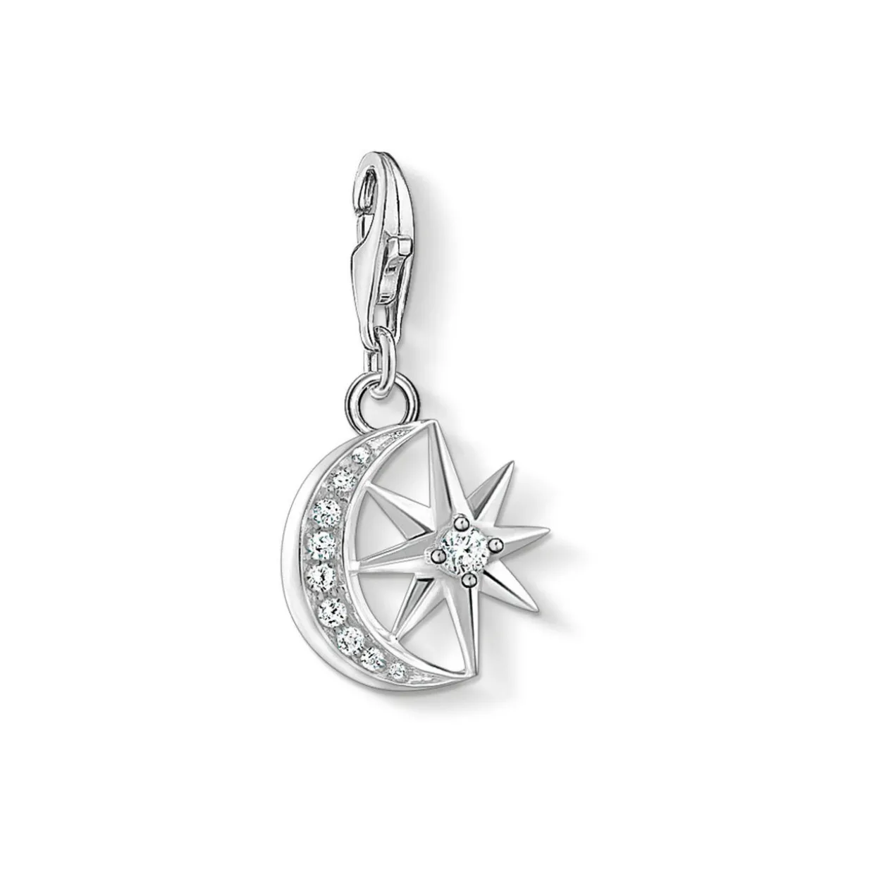 Charm Pendant Star & Moon