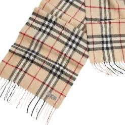 Check Lambswool Scarf