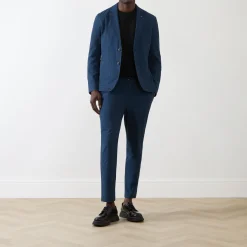 Check Seersucker Trousers