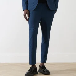 Check Seersucker Trousers