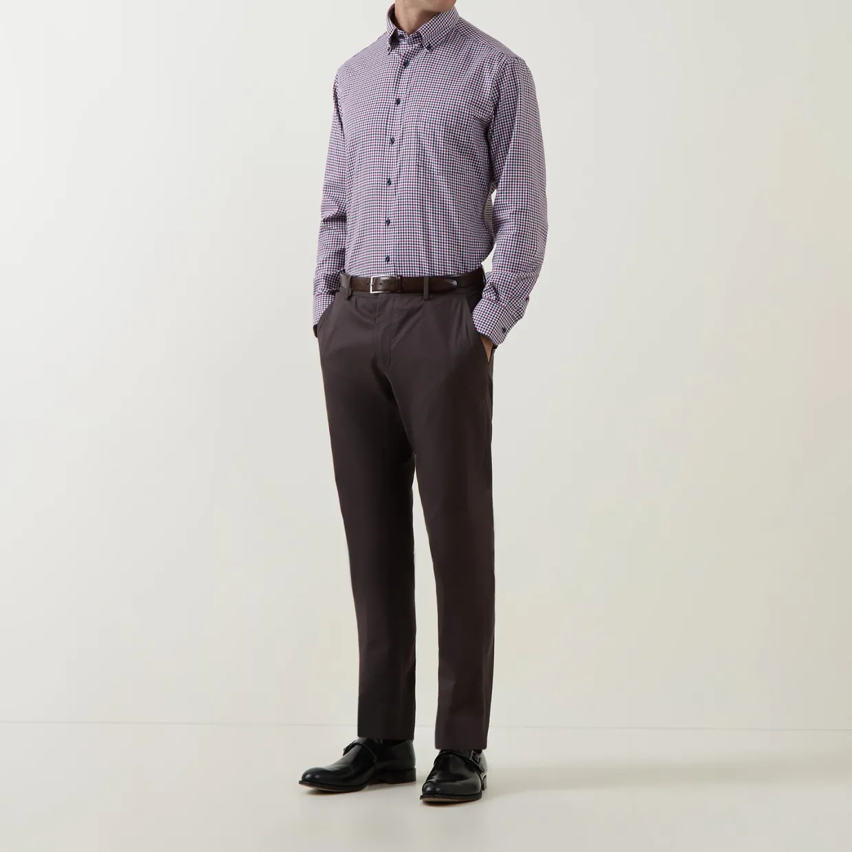 Check Single Cuff Shirt