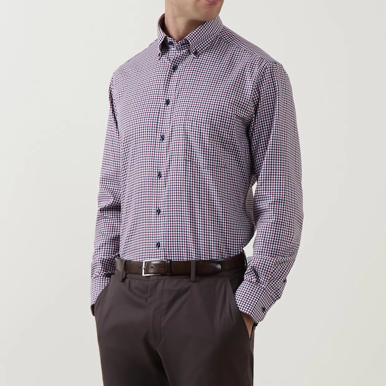 Check Single Cuff Shirt