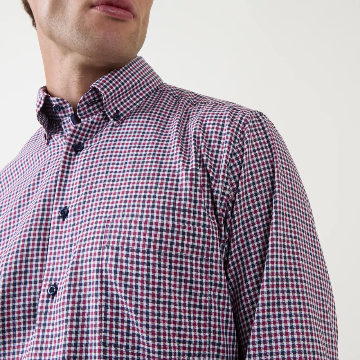 Check Single Cuff Shirt
