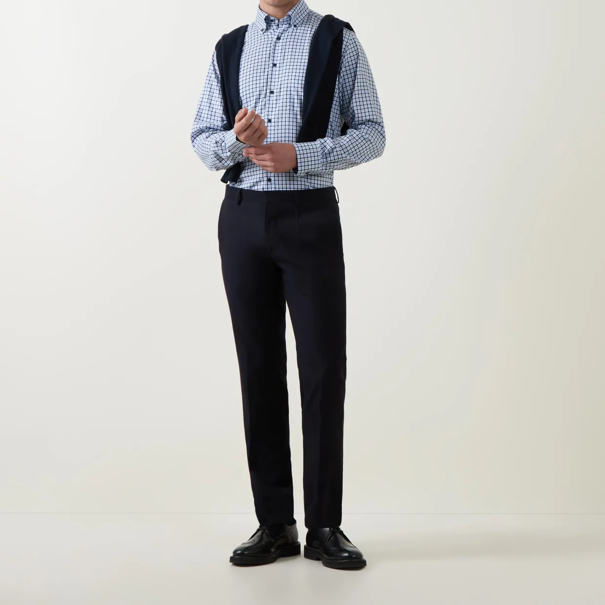 Check Single Cuff Shirt