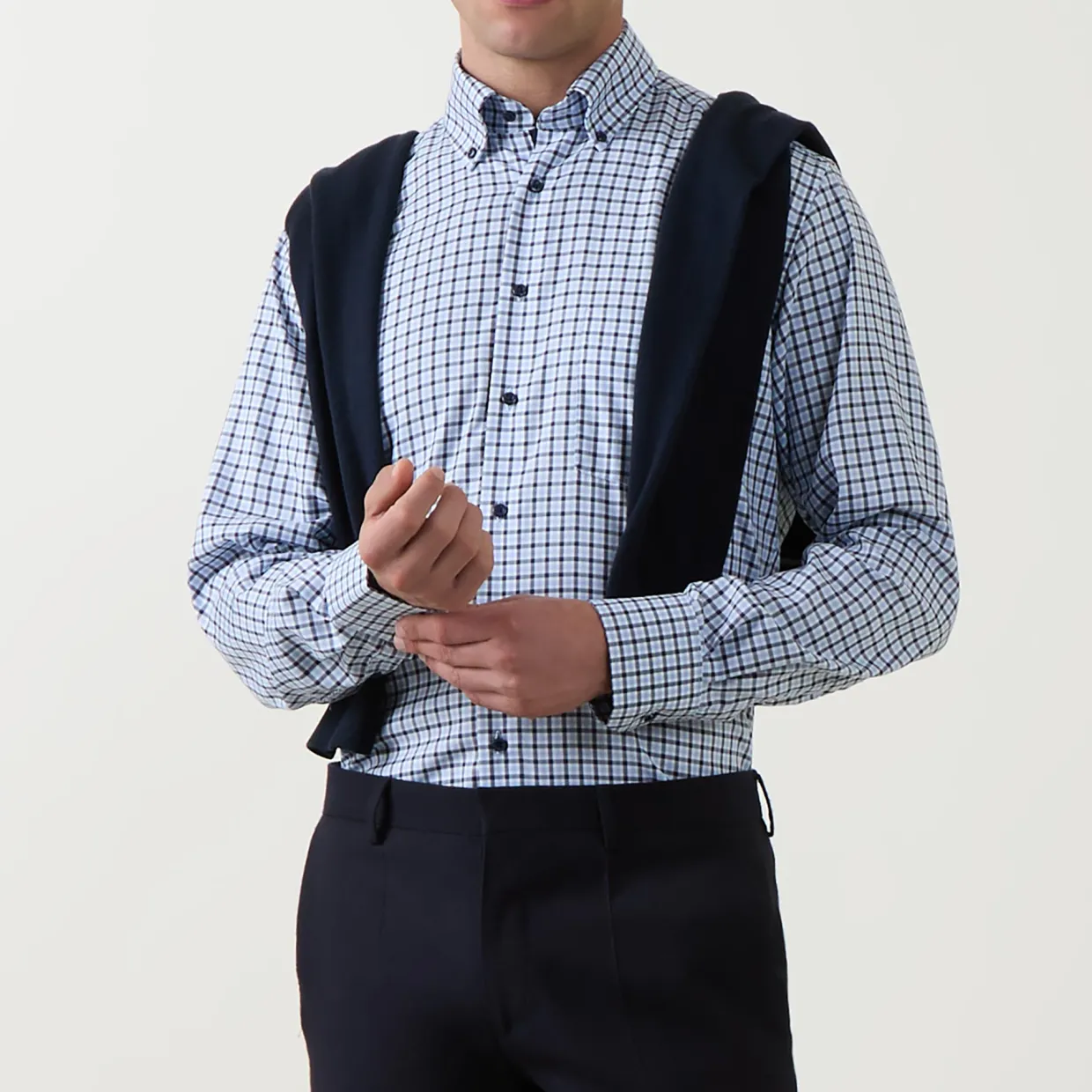 Check Single Cuff Shirt