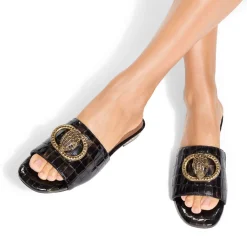 Chelsea Croc-Effect Sandals