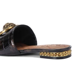Chelsea Croc-Effect Sandals