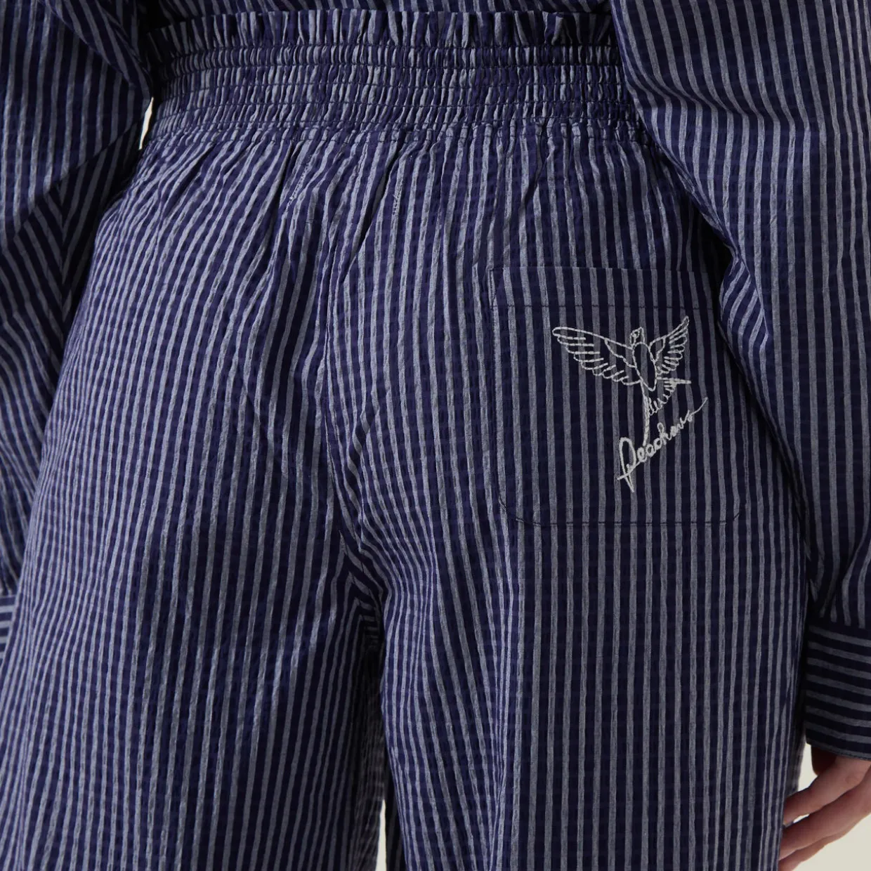 Chicory Striped Pyjama Bottoms