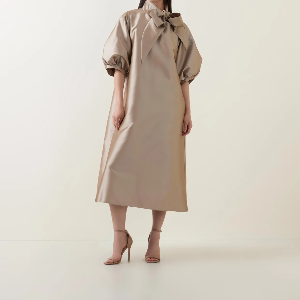 Chloe Bow-Detail Dress