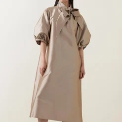 Chloe Bow-Detail Dress
