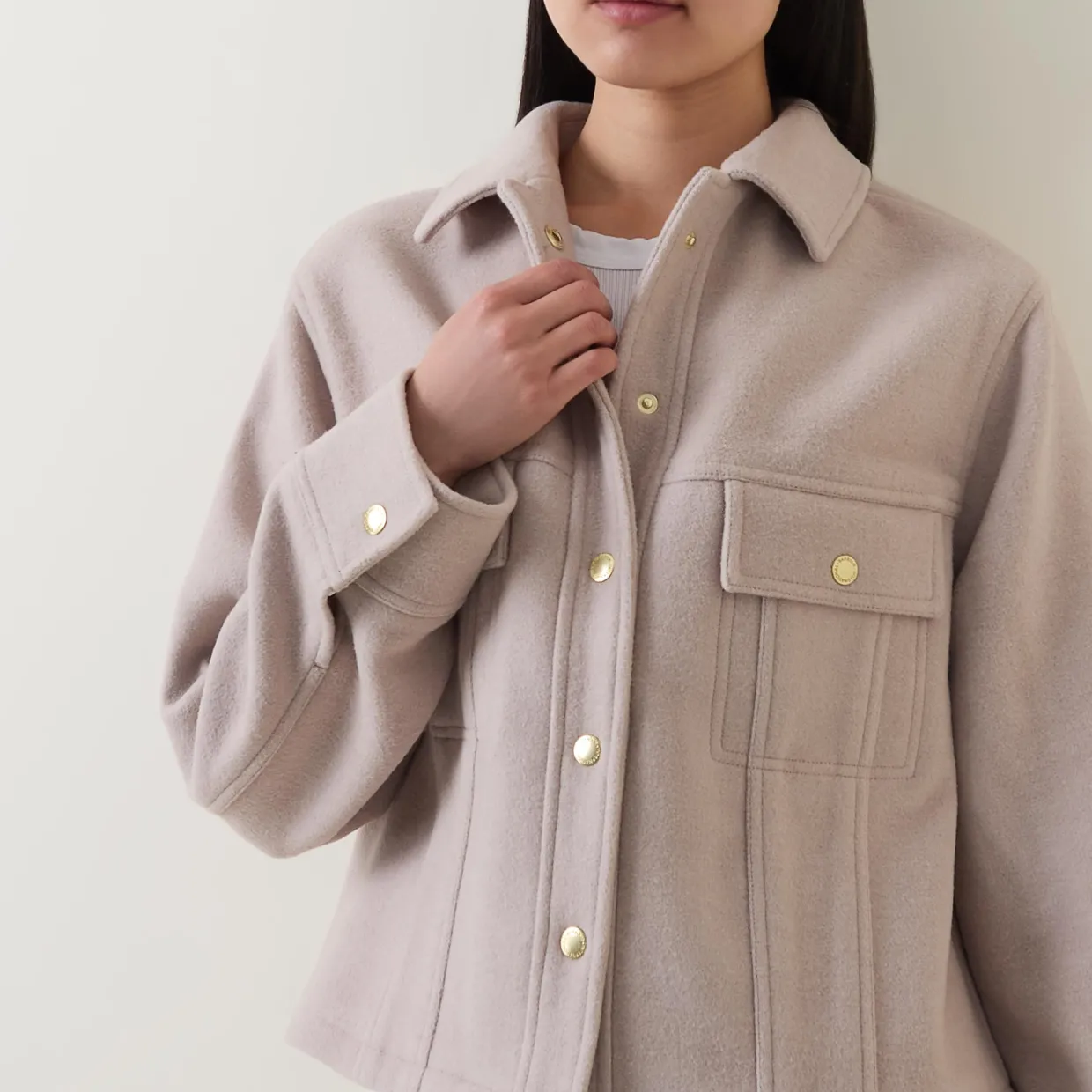 Chloe Double Pocket Overshirt