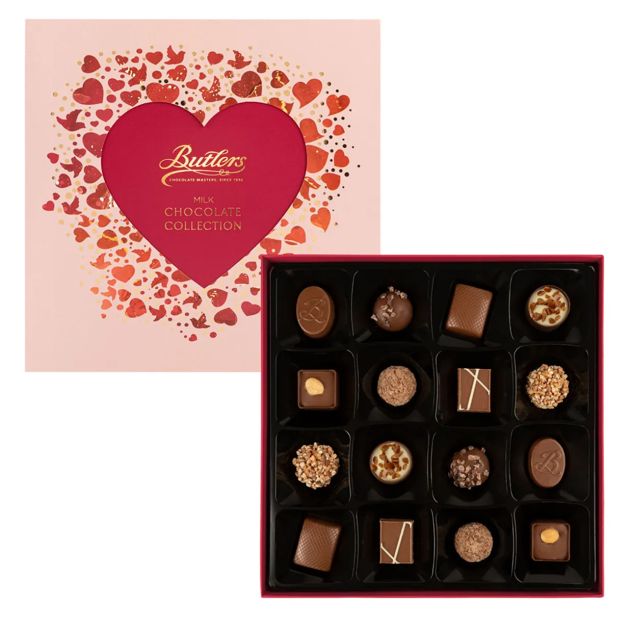 Chocolate Collection Heart Motif Box