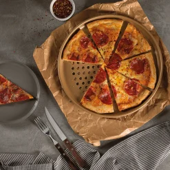 Churrasco Steak/Pizza Wooden Handle Eight-Piece Cutlery Set