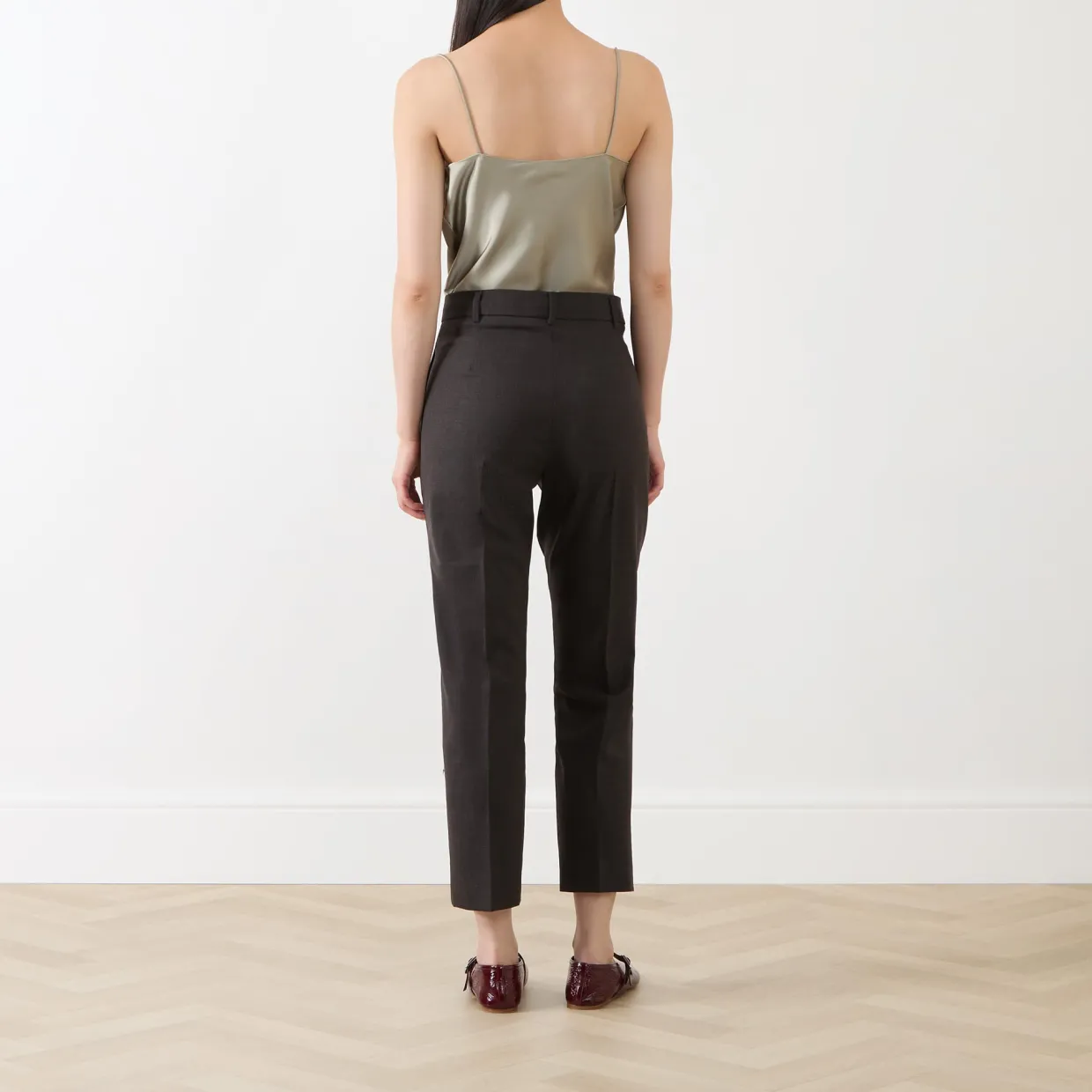 Cigarette Slim Leg Trousers
