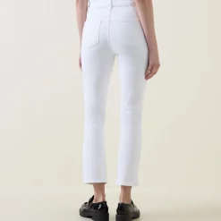 Cindy Mid-Rise Cropped Straight Leg Jeans