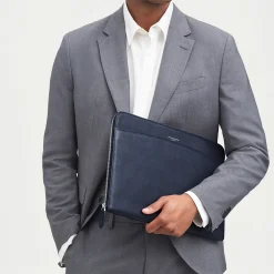 City Laptop Leather Folio Case
