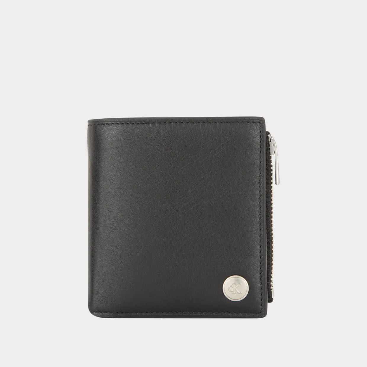CK Logo Zip Wallet