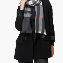 Classic Check Merino Wool Scarf