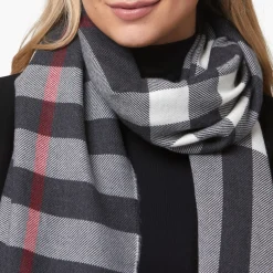 Classic Check Merino Wool Scarf