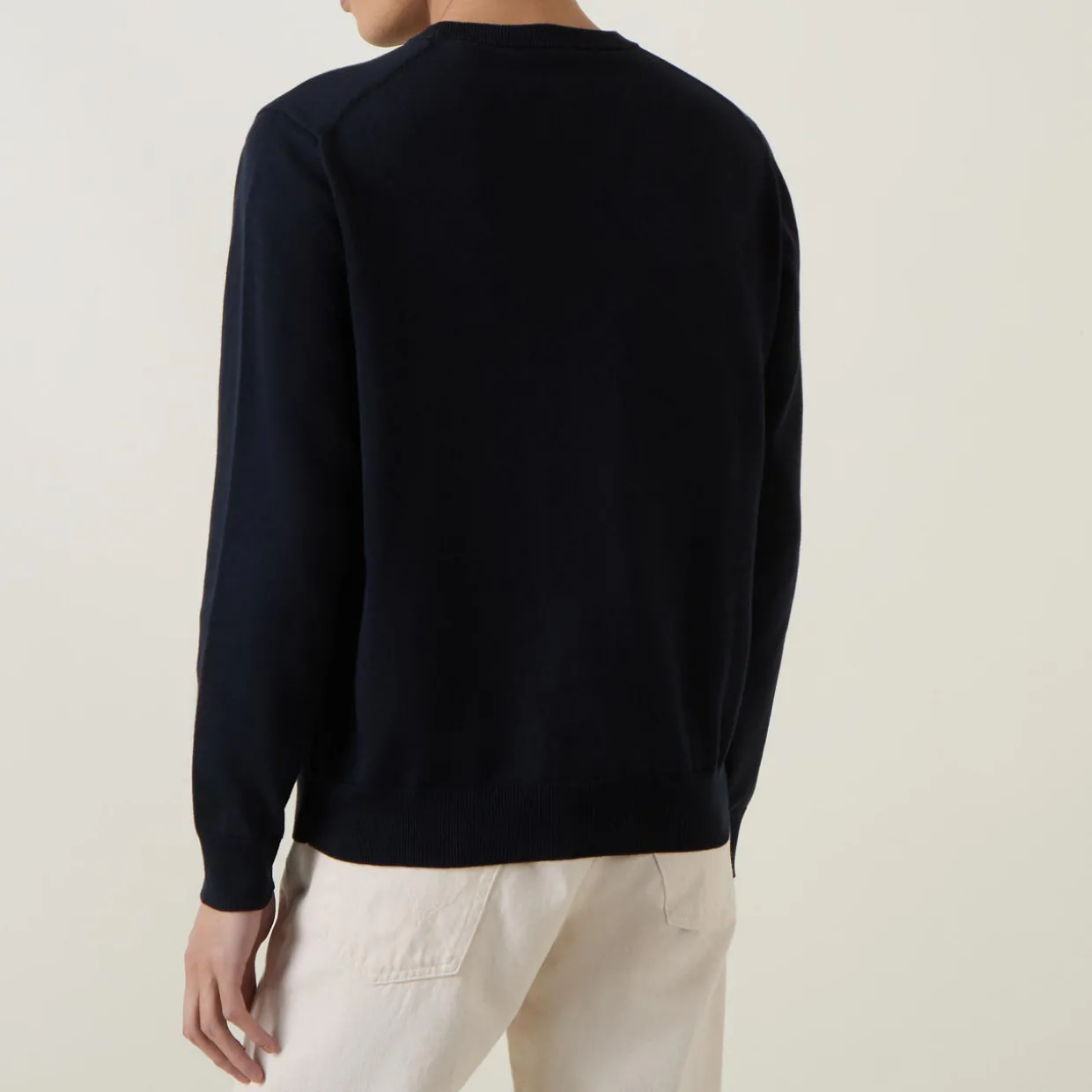Classic Cotton Crew Neck Sweater
