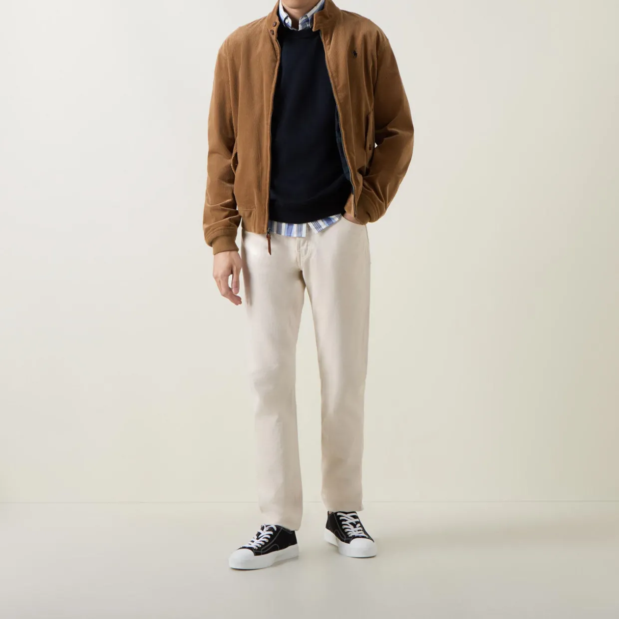 Classic Cotton Crew Neck Sweater