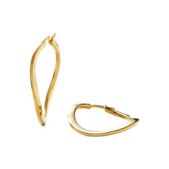 Classic Curve Medium Hoop Earrings