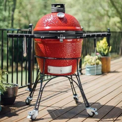 Classic II Red with Cart, Side Shelves, Heat Deflector and Tools