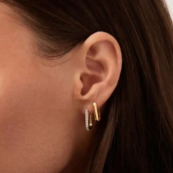 Classic Ovate Hoop Earrings