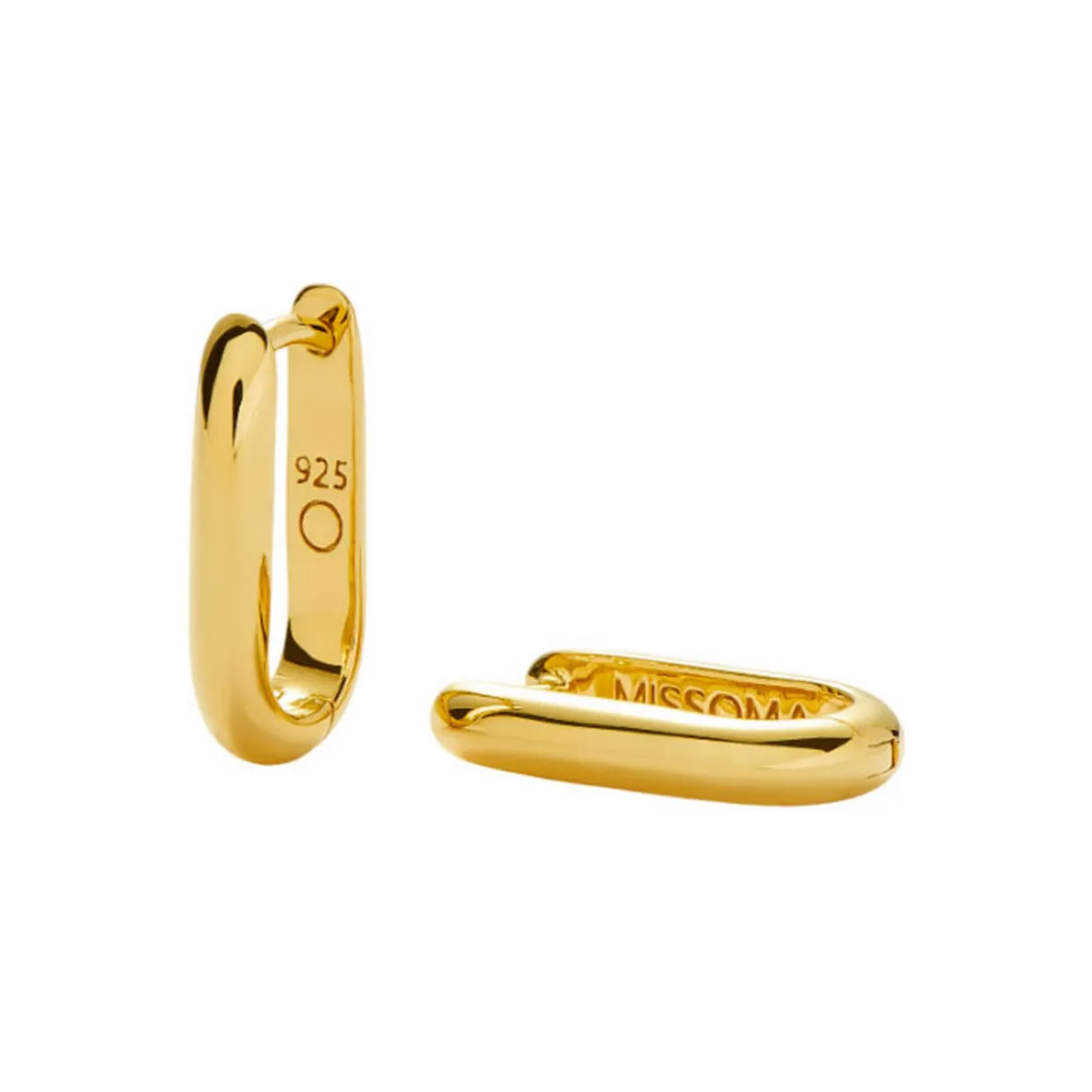 Classic Ovate Hoop Earrings