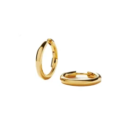 Classic Tunnel Medium Hoop Earrings