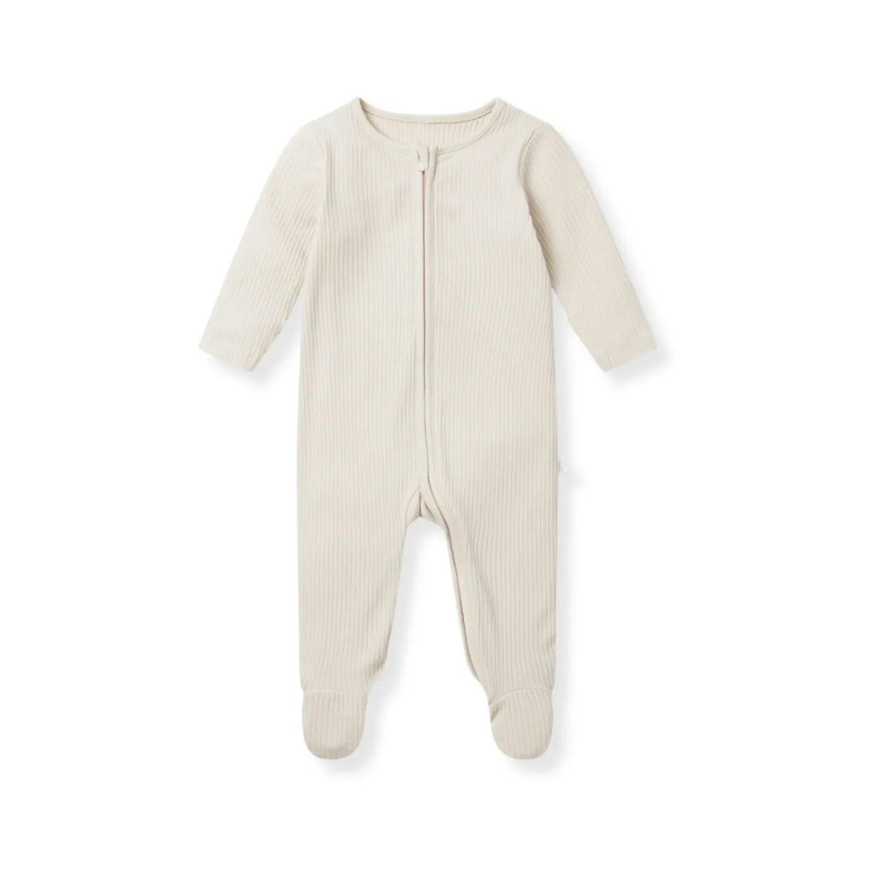 Clever Zip Ribbed Sleepsuit