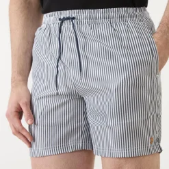 Colbert Striped Seersucker Swim Shorts