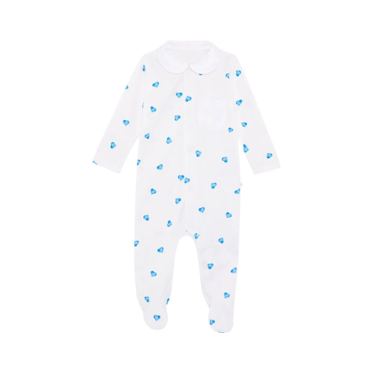 Collared Heart Sleepsuit