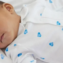 Collared Heart Sleepsuit