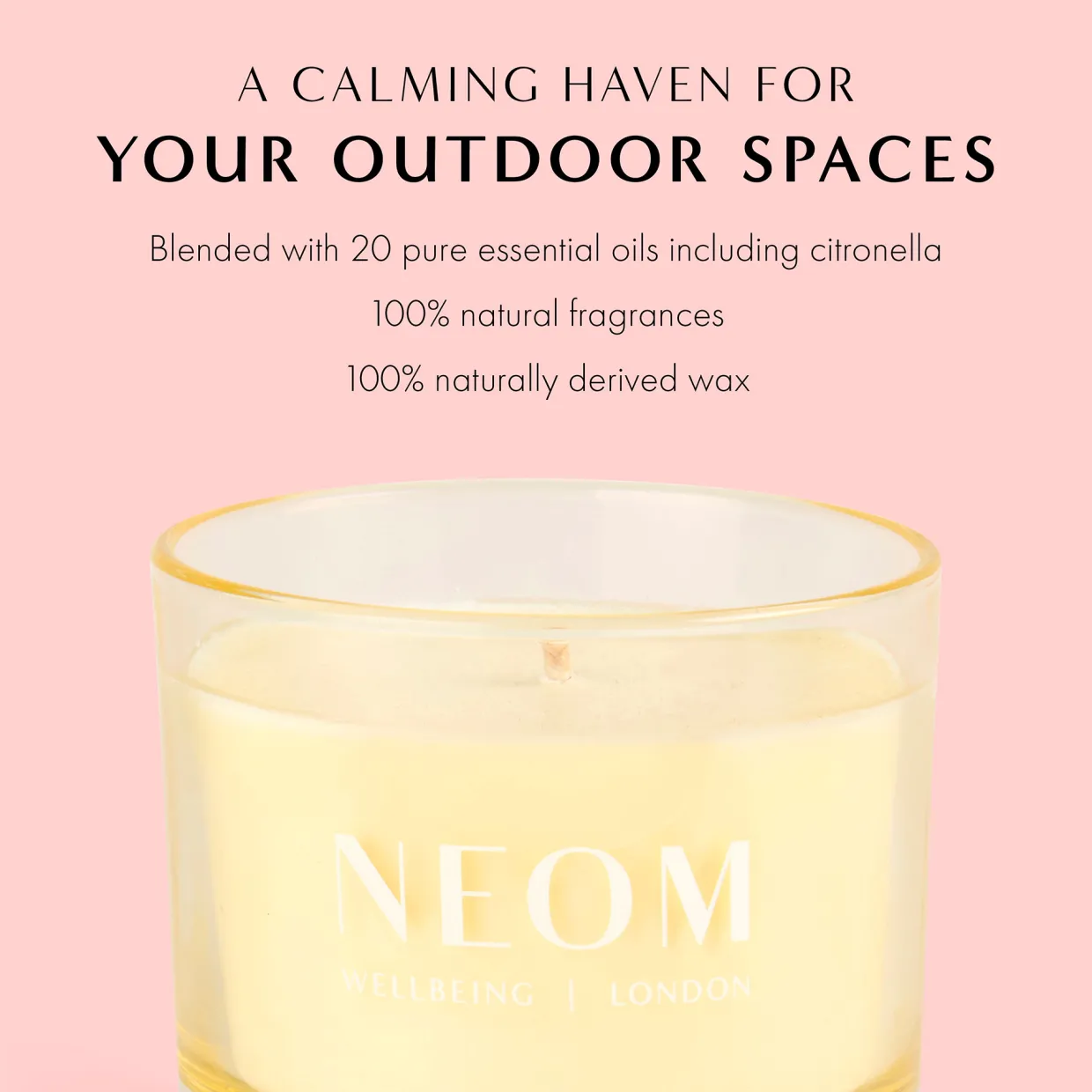 Complete Bliss Citronella Three Wick Candle 420g