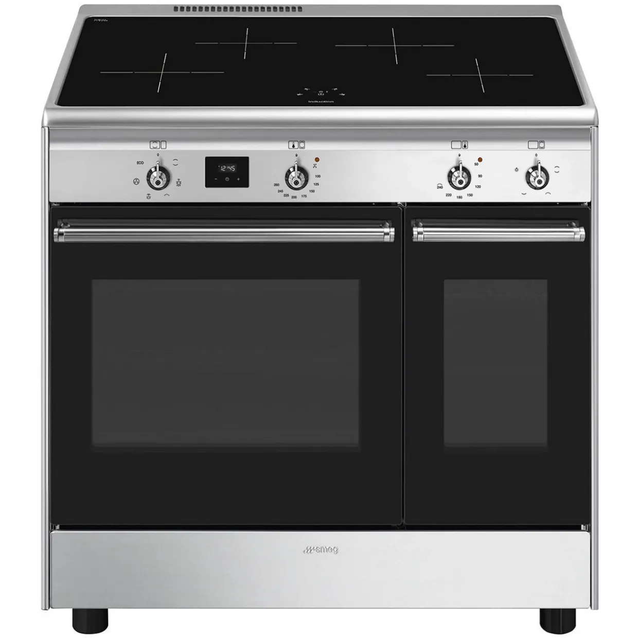 Concert Stainless Steel 90cm Double Cavity Induction Cooker
