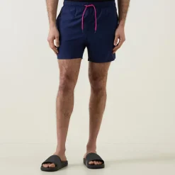 Contrast Drawstring Swim Shorts