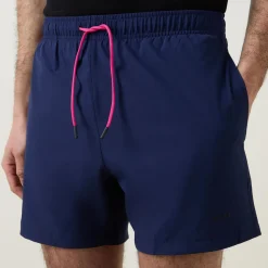Contrast Drawstring Swim Shorts